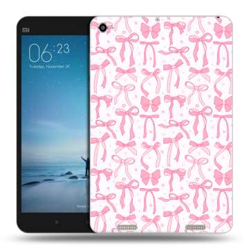 Силиконовый чехол на Xiaomi Mi Pad 2 с принтом Розовые бантики Силиконовый чехол на Xiaomi Mi Pad 2 с принтом Розовые бантики