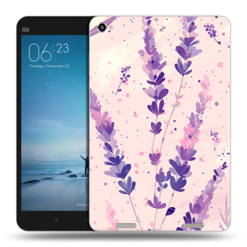 Силиконовый чехол на Xiaomi Mi Pad 2 с принтом цветы лаванда