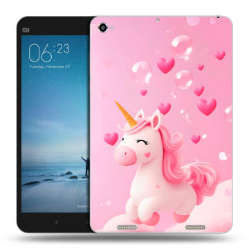 Силиконовый чехол на Xiaomi Mi Pad 2 с принтом Единорог