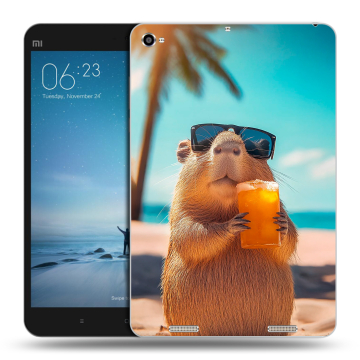 Силиконовый чехол на Xiaomi Mi Pad 2 с принтом Капибара