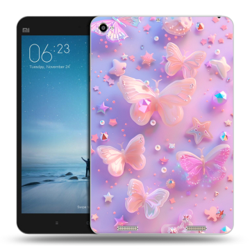 Силиконовый чехол на Xiaomi Mi Pad 2 с принтом Бабочки