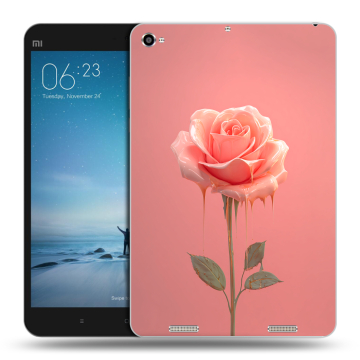 Силиконовый чехол на Xiaomi Mi Pad 2 с принтом Розовая роза
