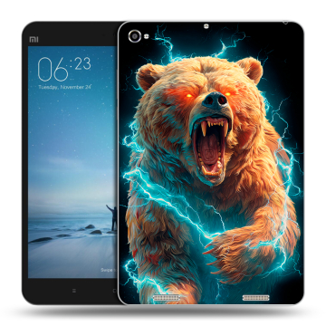 Силиконовый чехол на Xiaomi Mi Pad 2 с принтом Медведь