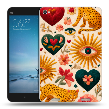 Силиконовый чехол на Xiaomi Mi Pad 2 с принтом Модный принт