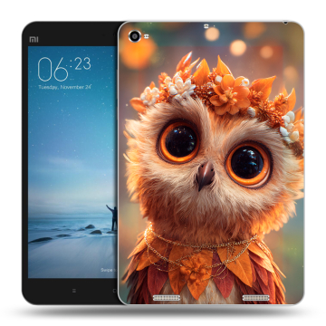 Силиконовый чехол на Xiaomi Mi Pad 2 с принтом Милая сова Силиконовый чехол на Xiaomi Mi Pad 2 с принтом Милая сова