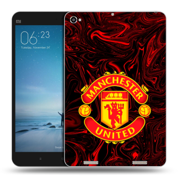 Силиконовый чехол на Xiaomi Mi Pad 2 с принтом Manchester United Силиконовый чехол на Xiaomi Mi Pad 2 с принтом Manchester United