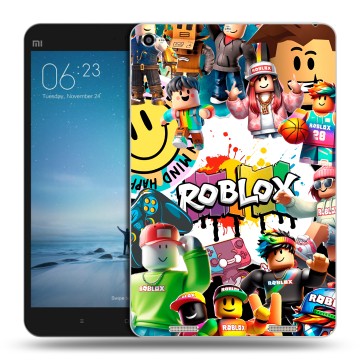 Силиконовый чехол на Xiaomi Mi Pad 2 с принтом Roblox Роблокс Силиконовый чехол на Xiaomi Mi Pad 2 с принтом Roblox Роблокс
