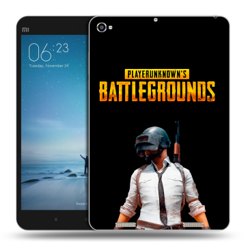 Силиконовый чехол на Xiaomi Mi Pad 2 с принтом PUGB ПАГБ