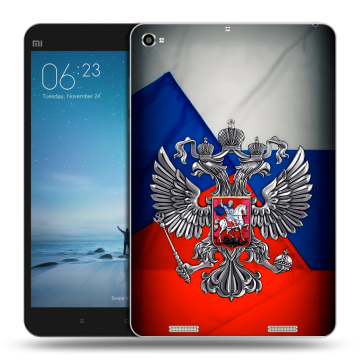 Силиконовый чехол на Xiaomi Mi Pad 2 с принтом Флаг России
