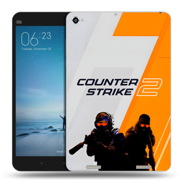 Силиконовый чехол на Xiaomi Mi Pad 2 с принтом Counter Strike