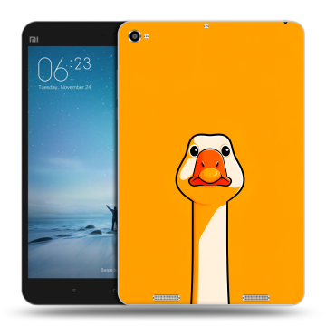 Силиконовый чехол на Xiaomi Mi Pad 2 с принтом Смешная утка Силиконовый чехол на Xiaomi Mi Pad 2 с принтом Смешная утка