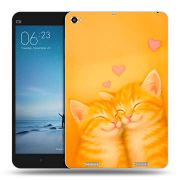 Силиконовый чехол на Xiaomi Mi Pad 2 с принтом Милые котята
