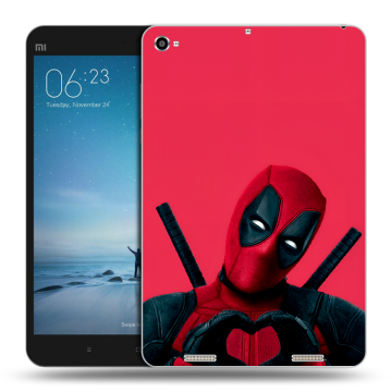 Силиконовый чехол на Xiaomi Mi Pad 2 с принтом Дедпул Deadpool Силиконовый чехол на Xiaomi Mi Pad 2 с принтом Дедпул Deadpool