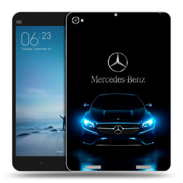 Силиконовый чехол на Xiaomi Mi Pad 2 с принтом Mercedes Мерседес