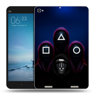 Силиконовый чехол на Xiaomi Mi Pad 2 с принтом Игра Кальмара Силиконовый чехол на Xiaomi Mi Pad 2 с принтом Игра Кальмара