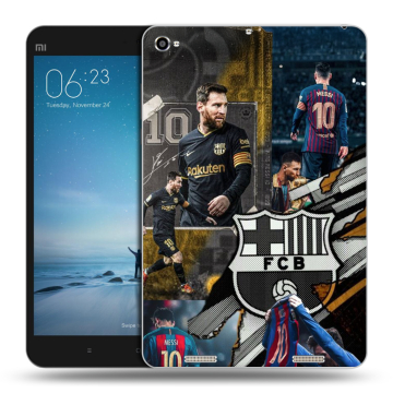 Силиконовый чехол на Xiaomi Mi Pad 2 с принтом Messi Barcelona