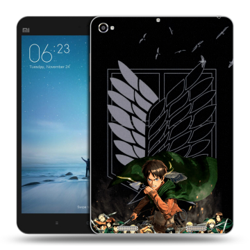 Силиконовый чехол на Xiaomi Mi Pad 2 с принтом Атака титанов
