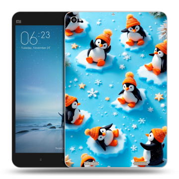 Силиконовый чехол на Xiaomi Mi Pad 2 с принтом Новый год Силиконовый чехол на Xiaomi Mi Pad 2 с принтом Новый год