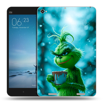Силиконовый чехол на Xiaomi Mi Pad 2 с принтом Новый год гринч Силиконовый чехол на Xiaomi Mi Pad 2 с принтом Новый год гринч