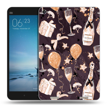 Силиконовый чехол на Xiaomi Mi Pad 2 с принтом Новый год Силиконовый чехол на Xiaomi Mi Pad 2 с принтом Новый год
