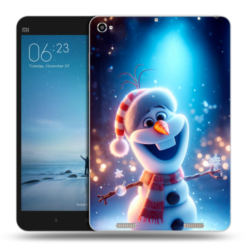 Силиконовый чехол на Xiaomi Mi Pad 2 с принтом Новый год Силиконовый чехол на Xiaomi Mi Pad 2 с принтом Новый год