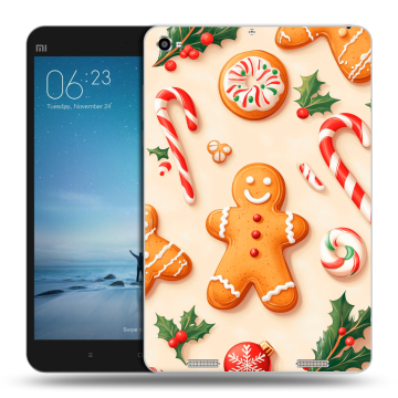 Силиконовый чехол на Xiaomi Mi Pad 2 с принтом Новый год Силиконовый чехол на Xiaomi Mi Pad 2 с принтом Новый год