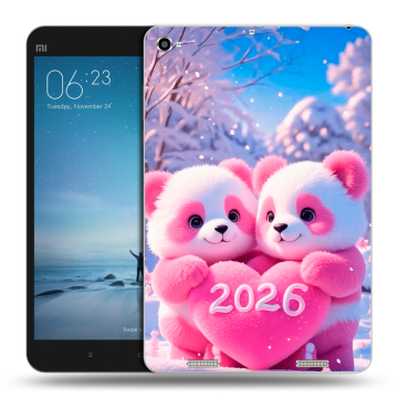 Силиконовый чехол на Xiaomi Mi Pad 2 с принтом Новый год Силиконовый чехол на Xiaomi Mi Pad 2 с принтом Новый год