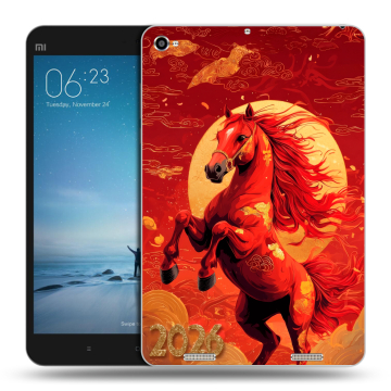 Силиконовый чехол на Xiaomi Mi Pad 2 с принтом Новый год Силиконовый чехол на Xiaomi Mi Pad 2 с принтом Новый год
