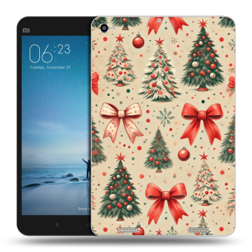 Силиконовый чехол на Xiaomi Mi Pad 2 с принтом Новый год Силиконовый чехол на Xiaomi Mi Pad 2 с принтом Новый год