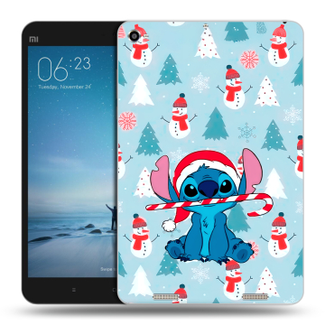 Силиконовый чехол на Xiaomi Mi Pad 2 с принтом Стич Новый год Силиконовый чехол на Xiaomi Mi Pad 2 с принтом Стич Новый год