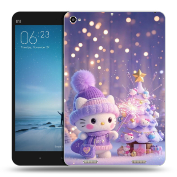 Силиконовый чехол на Xiaomi Mi Pad 2 с принтом Новый год Силиконовый чехол на Xiaomi Mi Pad 2 с принтом Новый год