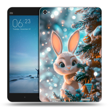 Силиконовый чехол на Xiaomi Mi Pad 2 с принтом Новый год Силиконовый чехол на Xiaomi Mi Pad 2 с принтом Новый год