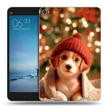 Силиконовый чехол на Xiaomi Mi Pad 2 с принтом Новый год Силиконовый чехол на Xiaomi Mi Pad 2 с принтом Новый год