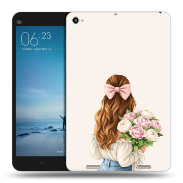 Силиконовый чехол на Xiaomi Mi Pad 2 с принтом женский