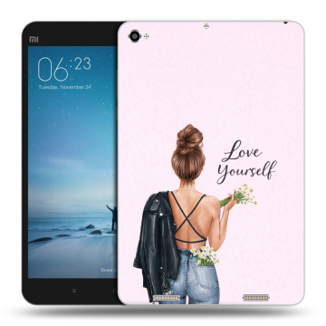 Силиконовый чехол на Xiaomi Mi Pad 2 с принтом женский
