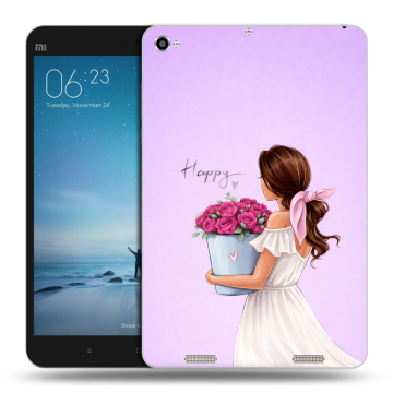 Силиконовый чехол на Xiaomi Mi Pad 2 с принтом женский