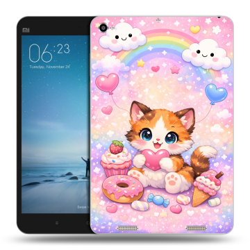 Силиконовый чехол на Xiaomi Mi Pad 2 с принтом для девочек