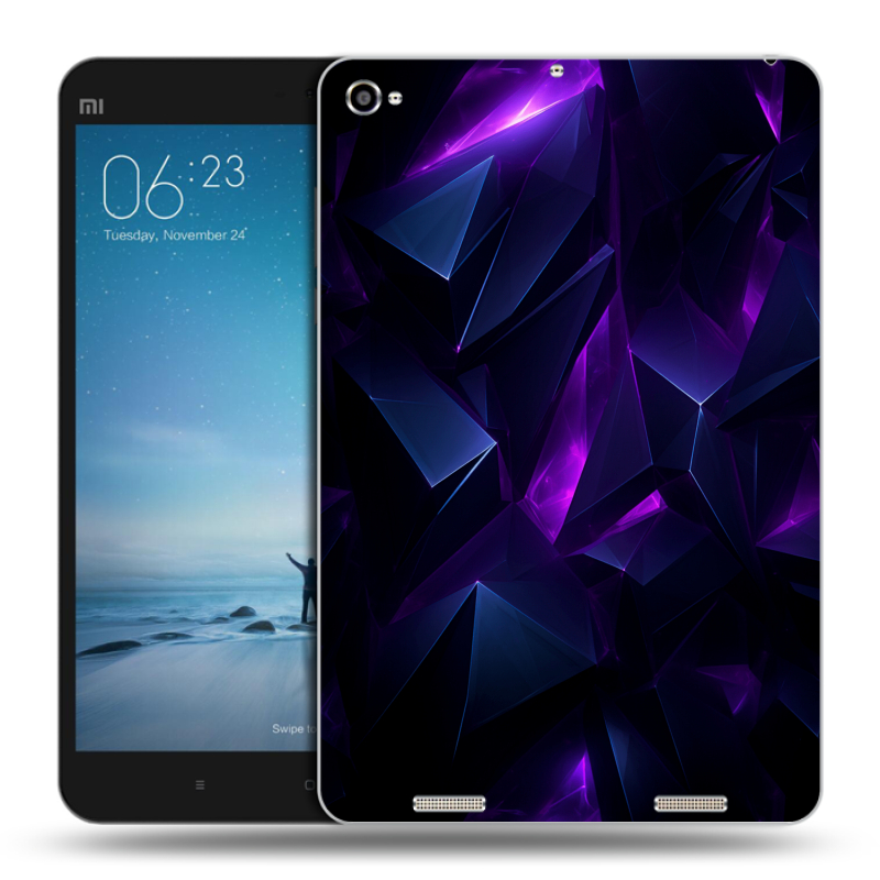 Силиконовый чехол на Xiaomi Mi Pad 2 с принтом Абстракиция Силиконовый чехол на Xiaomi Mi Pad 2 с принтом Абстракиция