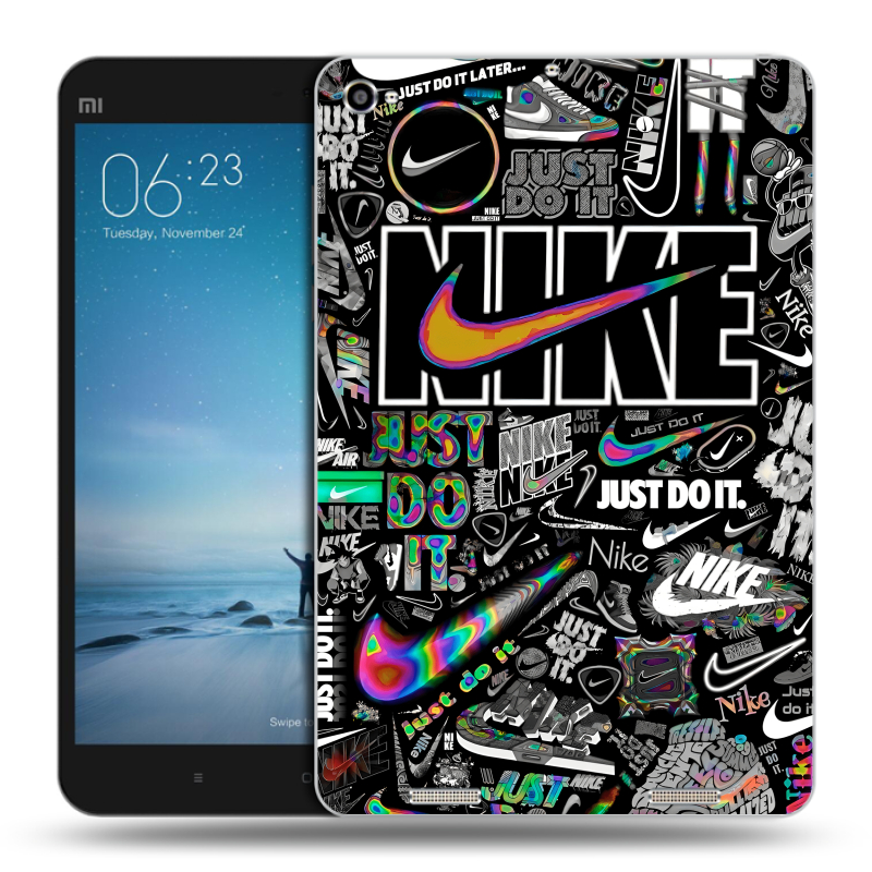 Силиконовый чехол на планшета Xiaomi Mi Pad 2 с принтом Найк Силиконовый чехол на планшета Xiaomi Mi Pad 2 с принтом Найк