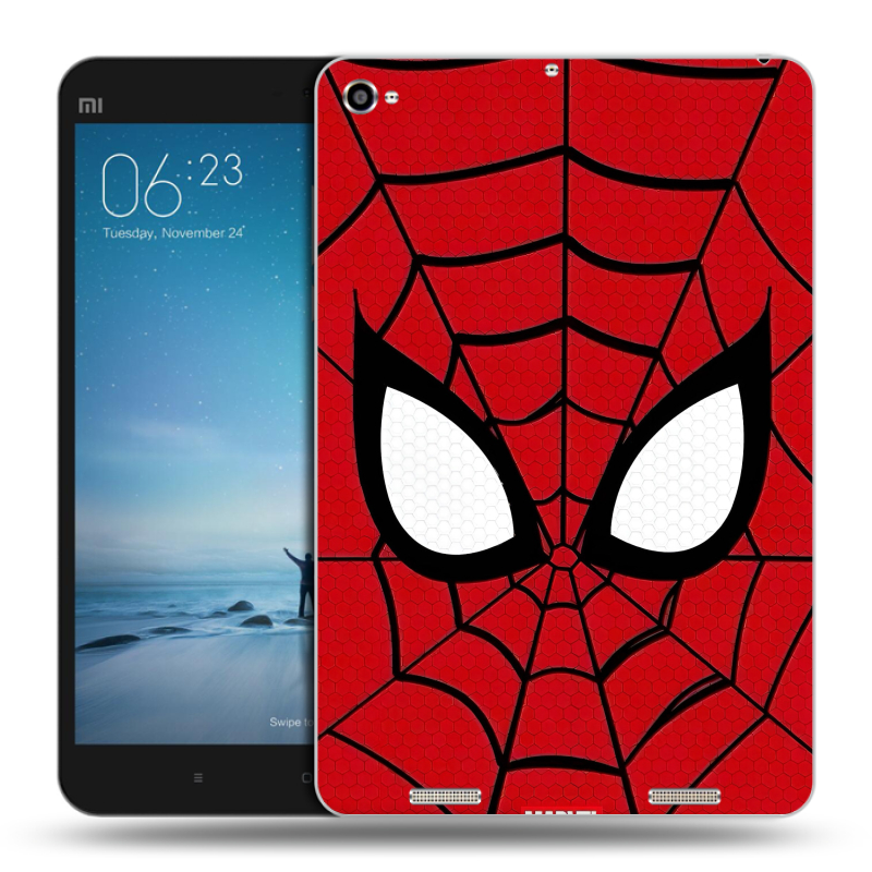 Силиконовый чехол на Xiaomi Mi Pad 2 с принтом человек паук spiderman Силиконовый чехол на Xiaomi Mi Pad 2 с принтом человек паук spiderman