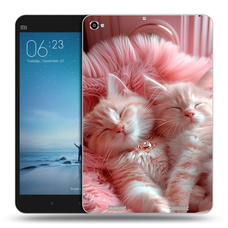Силиконовый чехол на Xiaomi Mi Pad 2 с принтом котята котики Силиконовый чехол на Xiaomi Mi Pad 2 с принтом котята котики