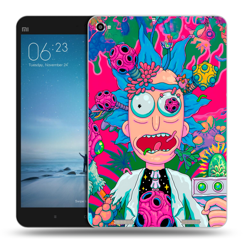 Силиконовый чехол на планшета Xiaomi Mi Pad 2 с принтом Рик и Морти Rick Morty Силиконовый чехол на планшета Xiaomi Mi Pad 2 с принтом Рик и Морти Rick Morty