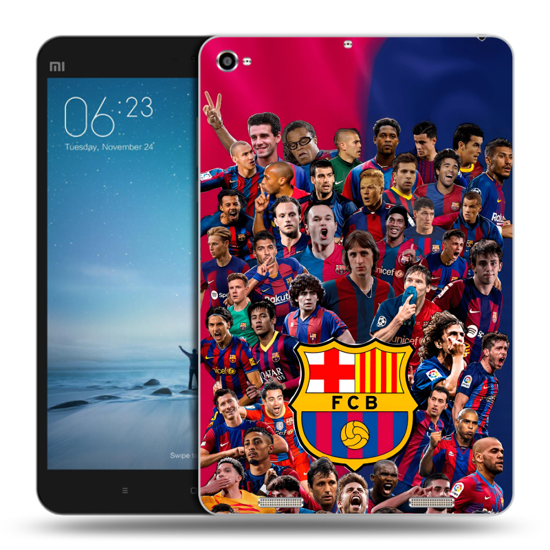 Силиконовый чехол на Xiaomi Mi Pad 2 с принтом Барселона Barcelona Силиконовый чехол на Xiaomi Mi Pad 2 с принтом Барселона Barcelona
