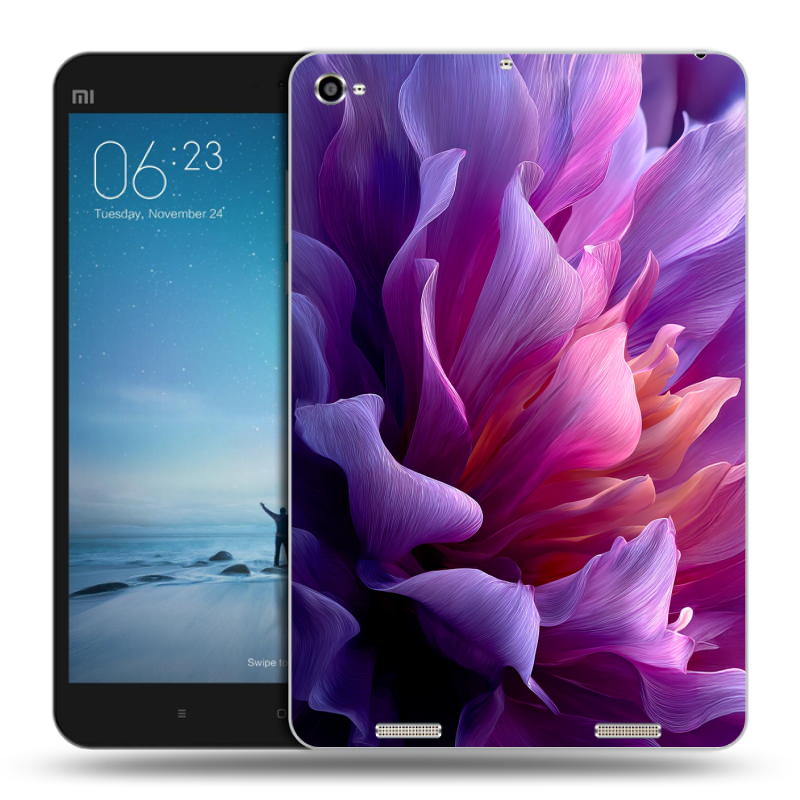 Силиконовый чехол на Xiaomi Mi Pad 2 с принтом женский цветы Силиконовый чехол на Xiaomi Mi Pad 2 с принтом женский цветы