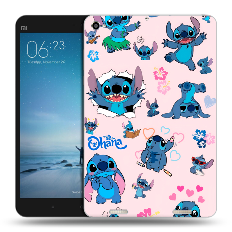 Силиконовый чехол на Xiaomi Mi Pad 2 с принтом Лило и Стич Силиконовый чехол на Xiaomi Mi Pad 2 с принтом Лило и Стич