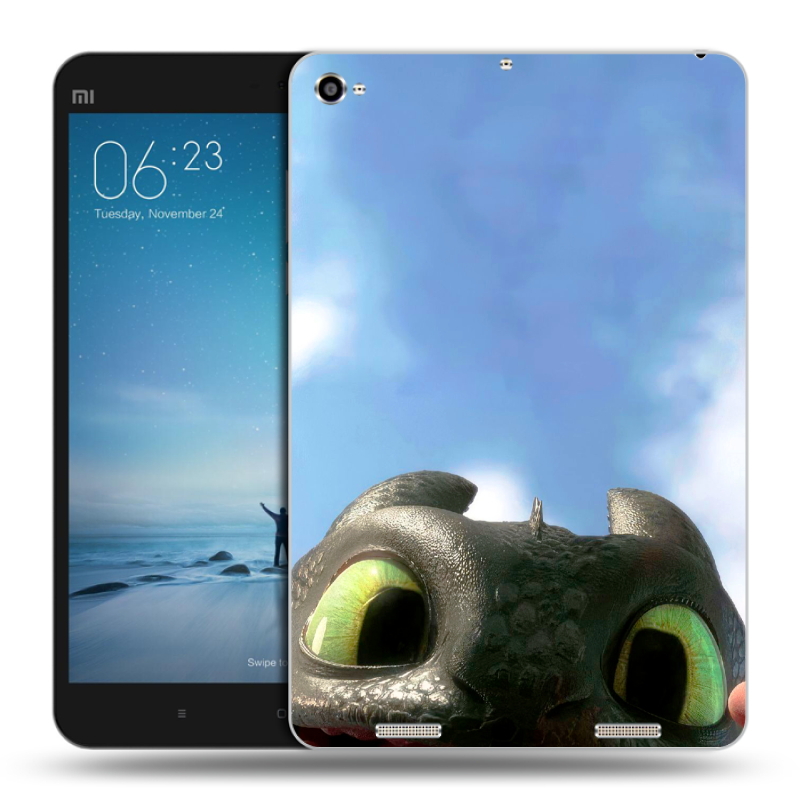 Силиконовый чехол на Xiaomi Mi Pad 2 с принтом Как приручить дракона Силиконовый чехол на Xiaomi Mi Pad 2 с принтом Как приручить дракона