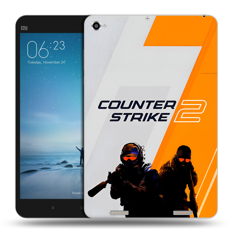 Силиконовый чехол на Xiaomi Mi Pad 2 с принтом Counter Strike Силиконовый чехол на Xiaomi Mi Pad 2 с принтом Counter Strike