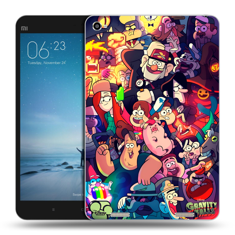 Силиконовый чехол на Xiaomi Mi Pad 2 с принтом Gravity Falls Гравити Фолз Силиконовый чехол на Xiaomi Mi Pad 2 с принтом Gravity Falls Гравити Фолз