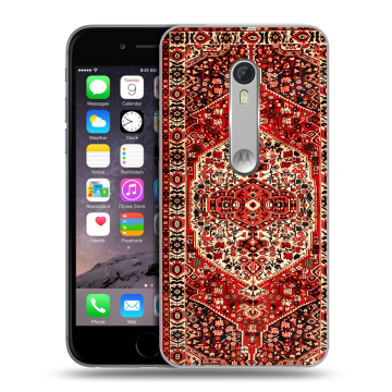 Пластиковый чехол на Motorola Moto X Style с принтом Ковер