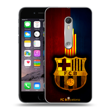 Пластиковый чехол на Motorola Moto X Style с принтом Барселона Barcelona